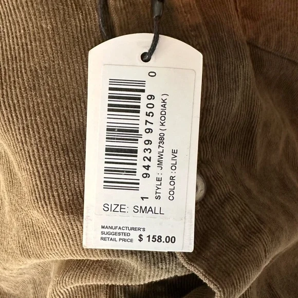Johnnie-O NWT Kodiak Button Down Shirt Olive Men’s Size S